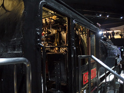 C62形蒸気機関車運転席